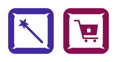 magic and shopping  Icon vector