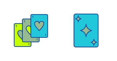 Deck of Card and Card Icon vector
