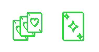 Deck of Card and Card Icon vector