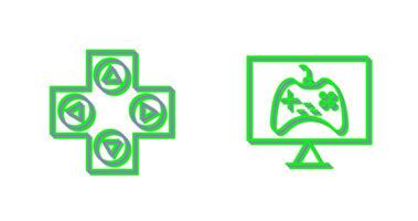 Gaming Control and Online Games Icon vector