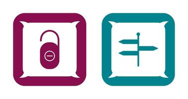 do not disturb and directions  Icon vector