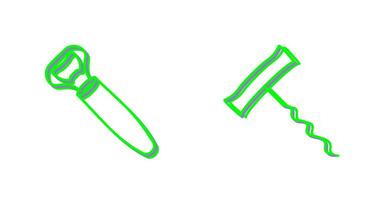 opener and corkscrew Icon vector