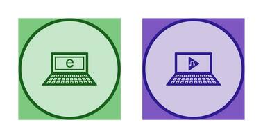 Internet and Play Music Icon vector