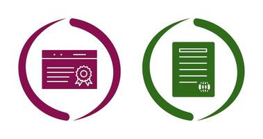 quality assurance and press release Icon vector