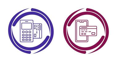 Card Machine and Payment Icon vector