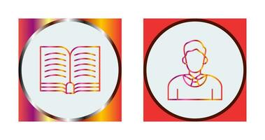 Book and Judge Icon vector