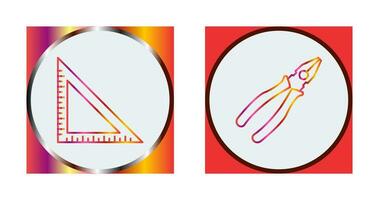 Set Sequare Icon vector