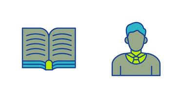 Book and Judge Icon vector