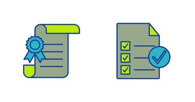 Legal Paper Approal Icon vector