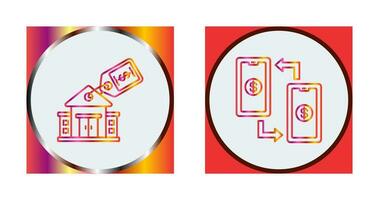 Rental and Transaction Icon vector