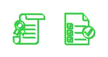 Legal Paper Approal Icon vector