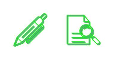 Pen and search Icon vector