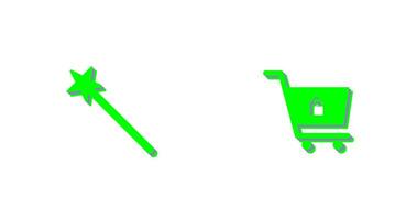 magic and shopping  Icon vector