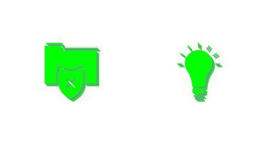 vulnerable folders and innovatives idea Icon vector