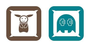 Game Character and Game Character Icon vector