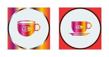 café y café jarra icono vector