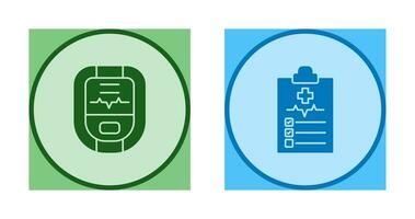 Oximeter and Medical Icon vector