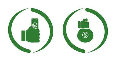 casg and money sharing  Icon vector