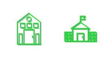 Building and Presidentitial Icon vector