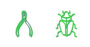 Cutter and Insect Icon vector