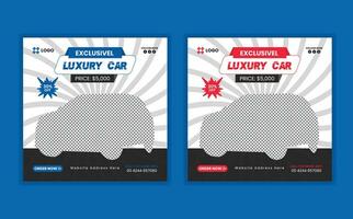 Car Sale Brand Promotion Social Media Post template vector pro