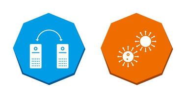 virus and network files  Icon vector