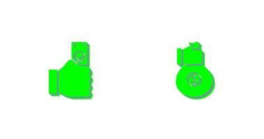 casg and money sharing  Icon vector