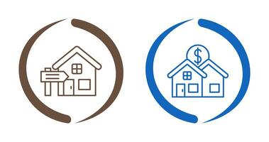 Rent and Residential Icon vector