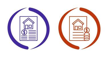 Document and Financial Icon vector