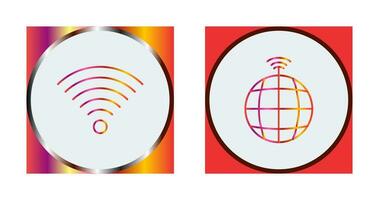 Signal on User and global Signals Icon vector