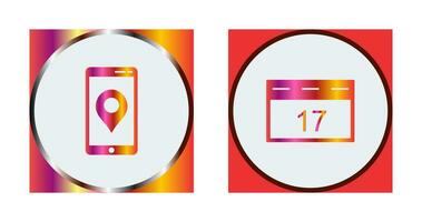 Gps Service and Event Management Icon vector