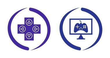Gaming Control and Online Games Icon vector