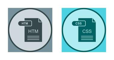 htm y css icono vector