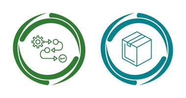 Process and Package Icon vector