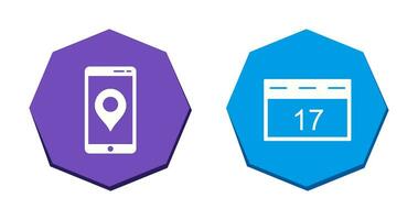 Gps Service and Event Management Icon vector