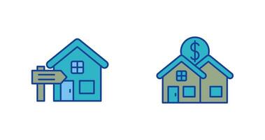 Rent and Residential Icon vector