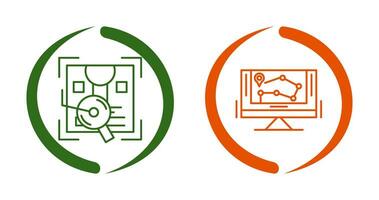Order Tracking and Location Icon vector