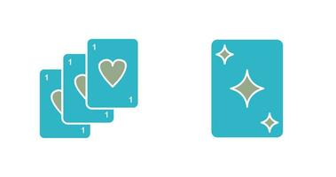 Deck of Card and Card Icon vector