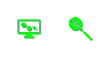 Pay Per Click and Organic Search Icon vector