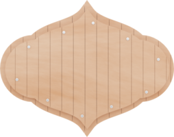 3d beige en bois Étiquettes des illustrations png