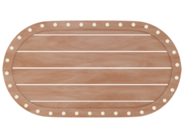 3d de madera letreros con ligero marco png