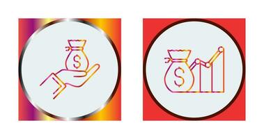 Wage and Email Icon vector