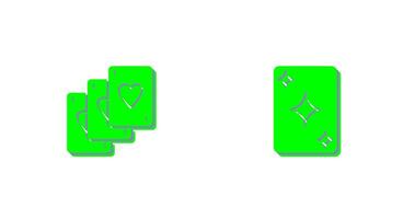 Deck of Card and Card Icon vector