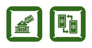 Rental and Transaction Icon vector