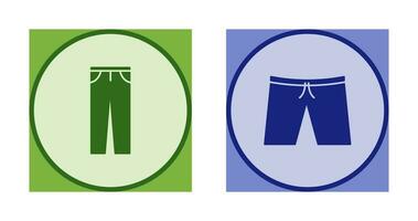 Pants and Shorts  Icon vector