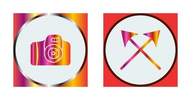 Camera and Arrows Icon vector