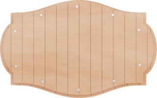 3d beige trä- etiketter illustrationer png