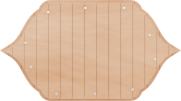 3d beige en bois Étiquettes des illustrations png