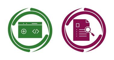 clean code and case study Icon vector