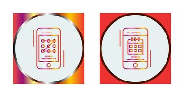 Pattern Code and Calendar Icon vector